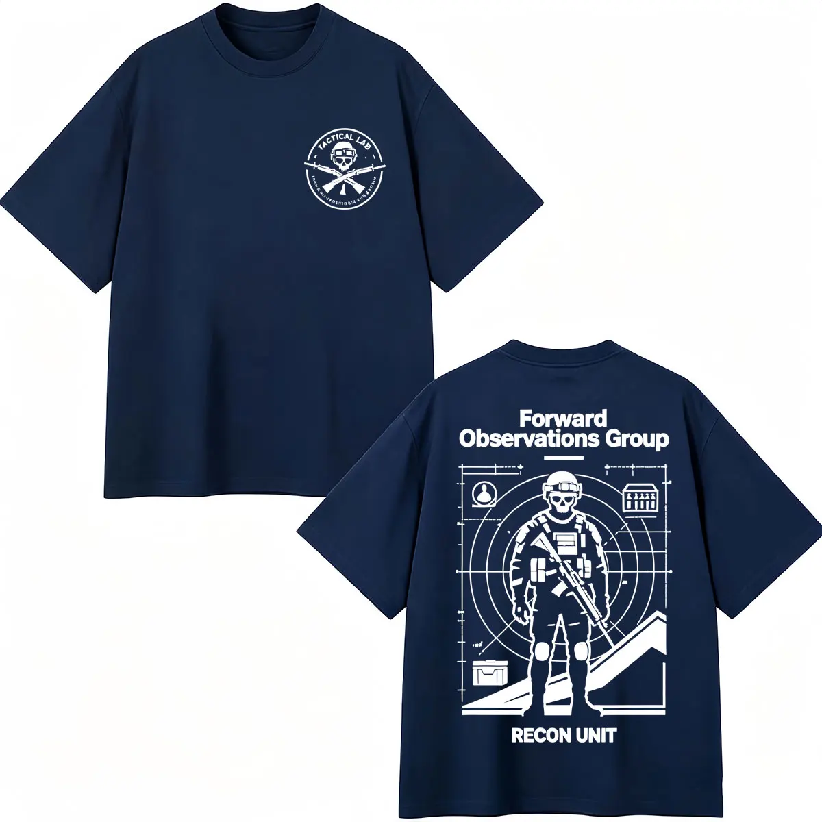 Forward Observations Group Skeleton Graphic T Shirts Men Women Trend Gothic Punk T Shirt Cotton Casual Loose T-Shirt Streetwear