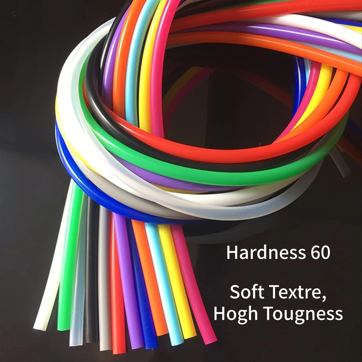 ID 2/3/4/5/6/8 MM Silicone Tube Colorful Rubber Hose High Temperature Nontoxic Food Grade Tubing Soft Water Connector Drink Pipe
