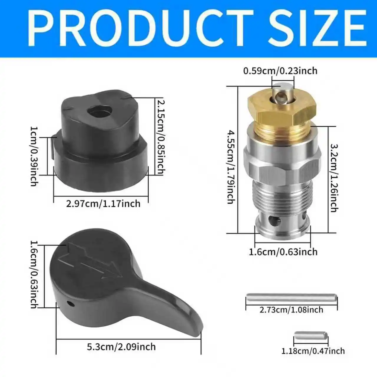 Compatible with Graco 210 230 390 395 490 495 595 3400, Aftermarket Drainage Valve No Air Spray Gun Valve 235014 Replacement,