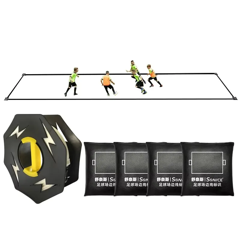 

Fast Set up Back Football Badminton Basketball Area Tennis Court Marker Lines Court Spot Markers Soccer Training Equipment