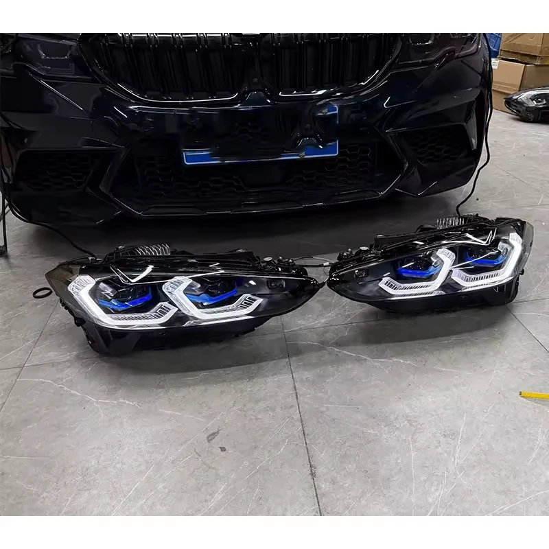 Colourful Golden Eye LED Headlight Assembly for BMW 4 Series G22, G23, G26 and M4 Modifications