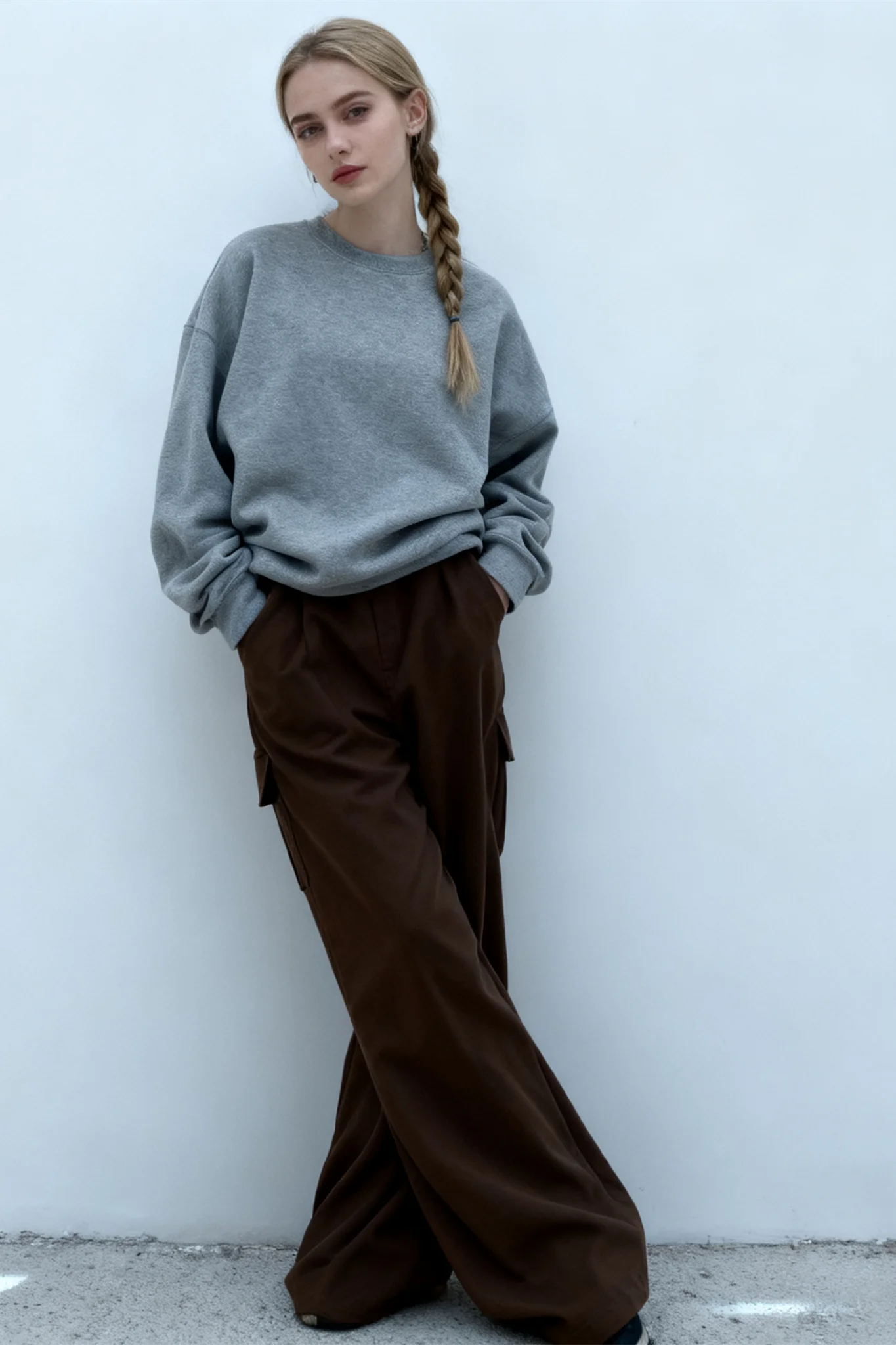 

Широкие брюки, длина, женские весенние облегающие брюки против морщин в консервативном стиле, повседневный дышащий пояс, эластичный плед с блестками для девочек