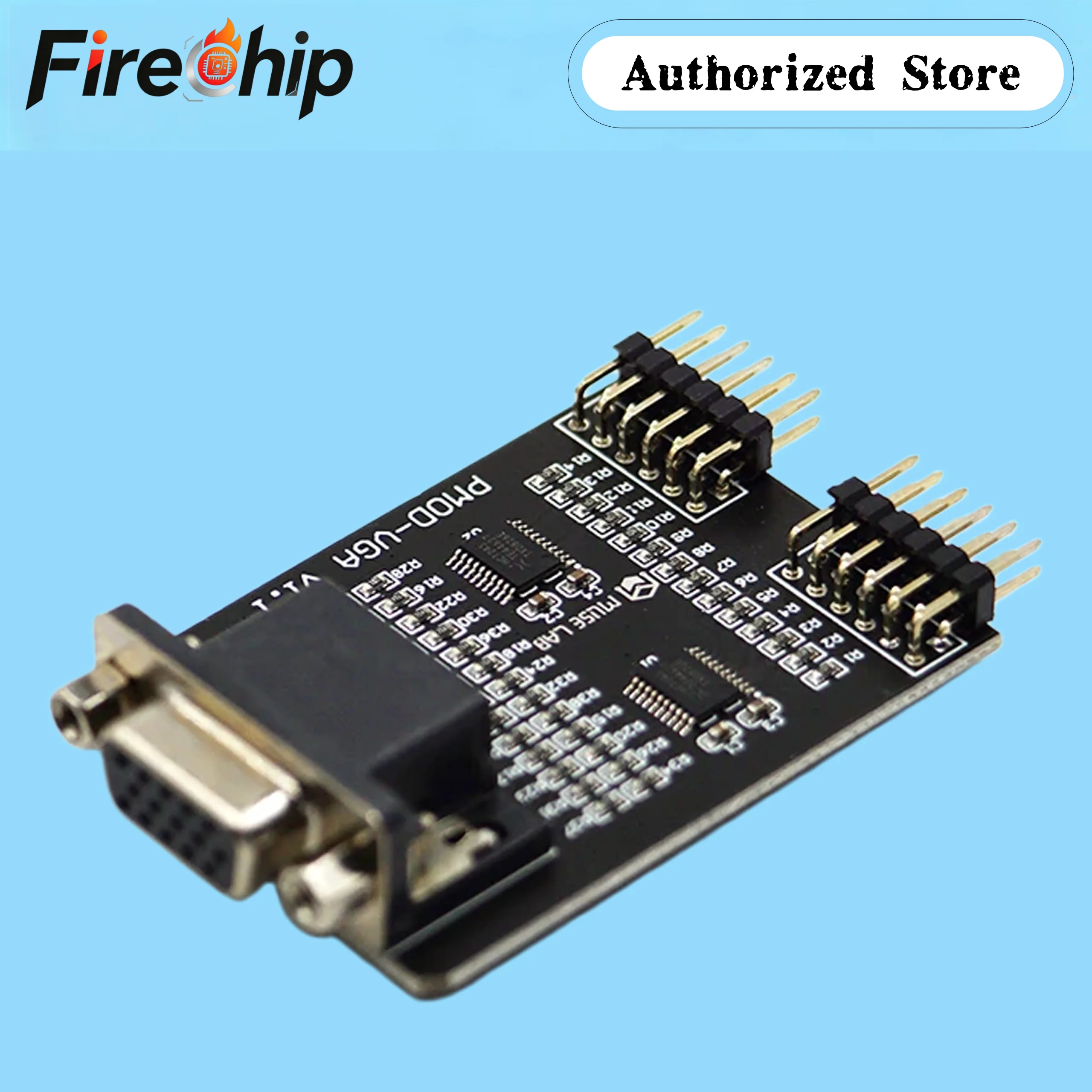 placa-de-expansao-pmod-vga-icesugar-modulo-de-expansao-fpga-interface-padrao-pmod-interface-de-exibicao-vga-nova
