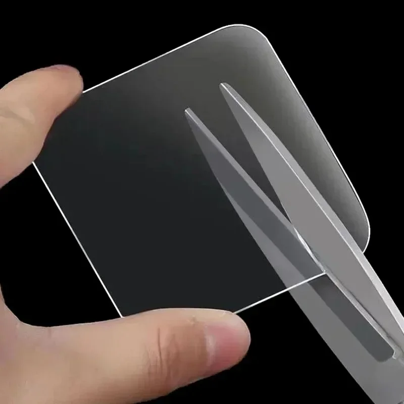 Reusable Super Strong Double-Sided Adhesive Tape Patch for Home Use,  Waterproof Tapes, Transparent Square NanoWall Stickers