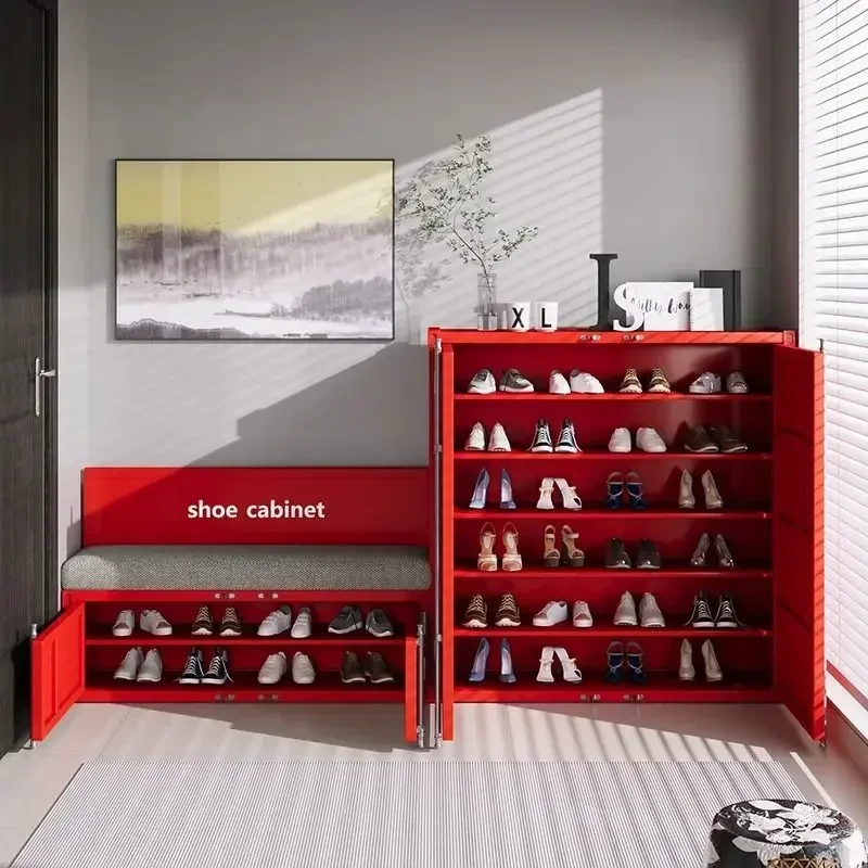 Door shoe cabinet shoe stool, door shoe changing stool