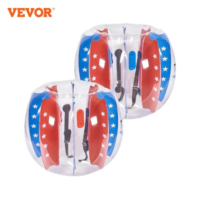 vevor pvc inflavel bumper balls body sumo zorb balls para criancas e adolescentes bolas de bolha de hamster humano pacotes 4ft 12m 01