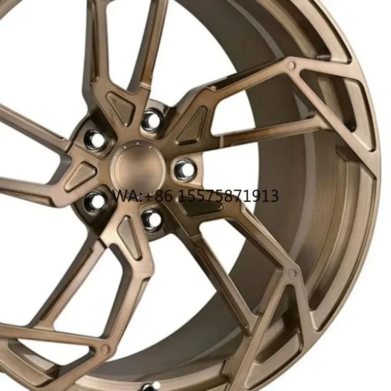 

Matte Black Finish 17 Inch Aluminum Alloy Forged Wheels 5X120 One-Piece Construction for Daily Driving