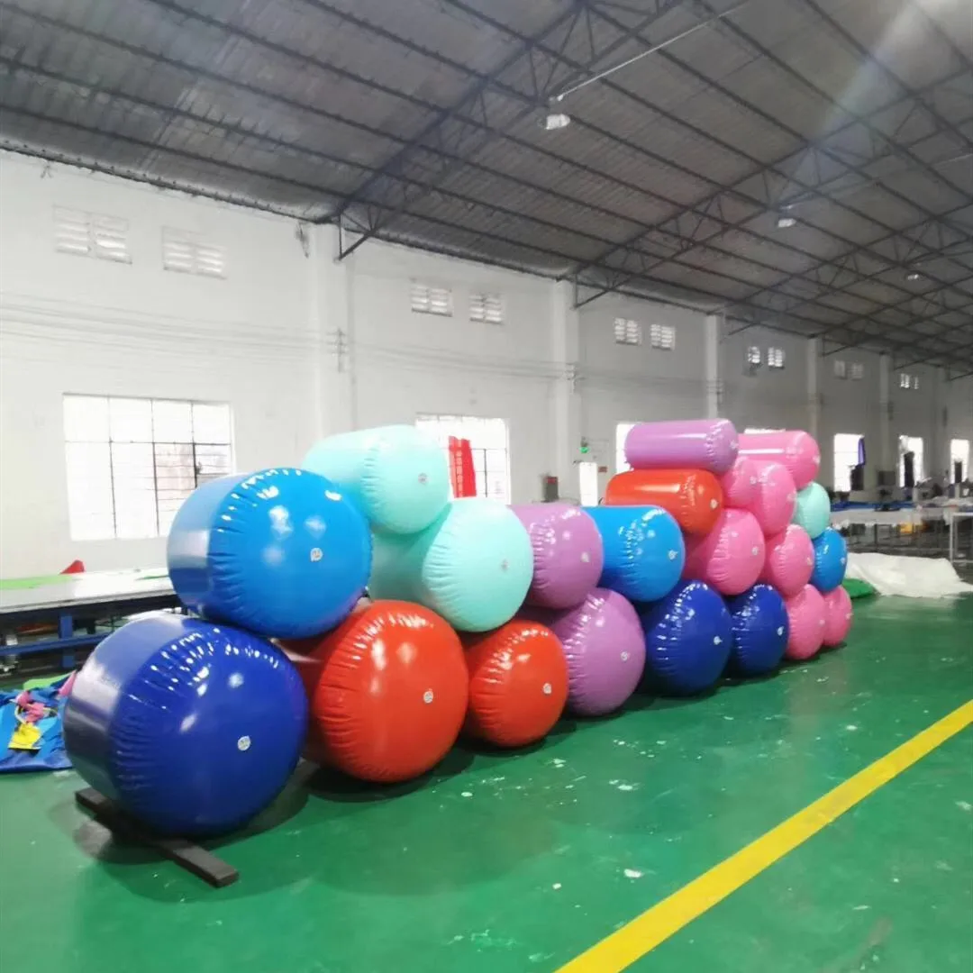 Free Shipping 0.7m Dia 1m Long Inflatable Air Roller, Air Tumble Roll For Gym,Inflatable Gymnastics Air Barrel