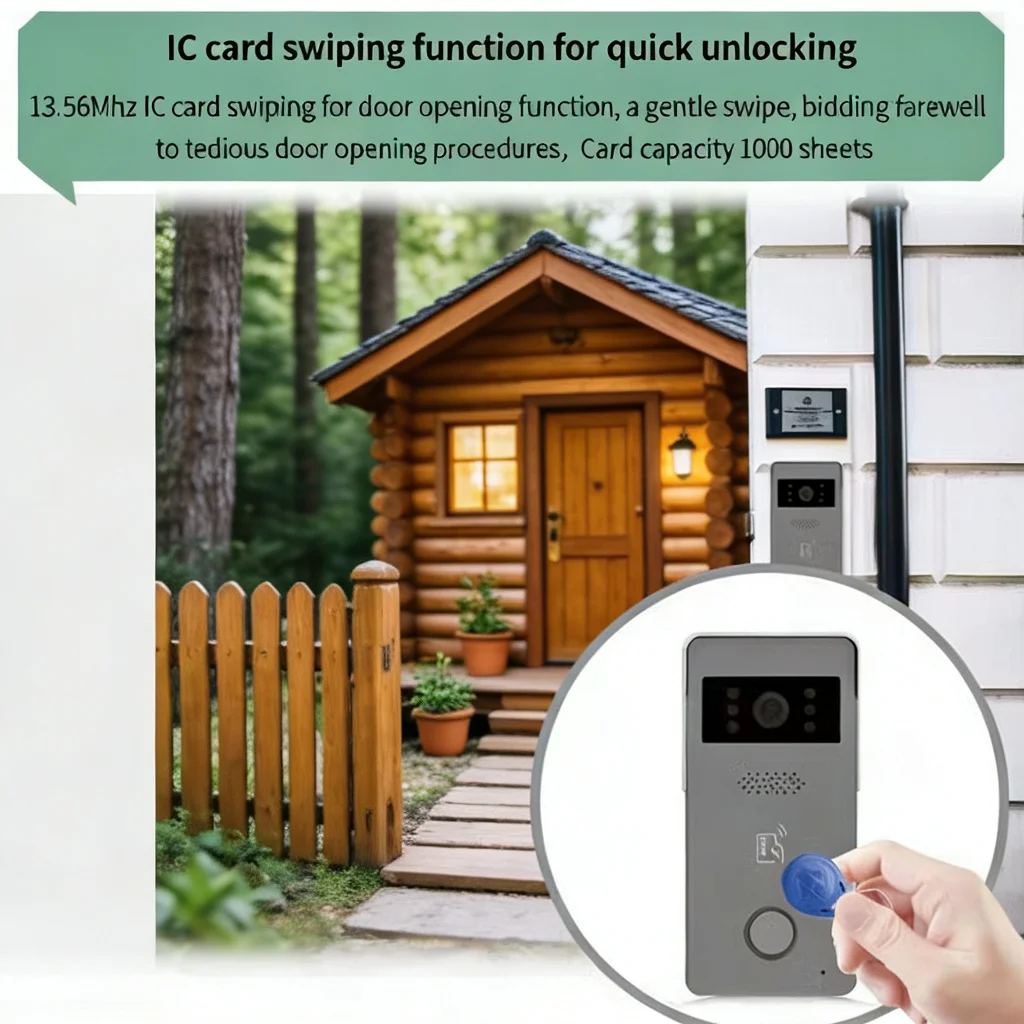 2-Wire Support Tuya APP Smart Wi-Fi Video Intercom Kit 2MP 1080P Doorbell Camera 7