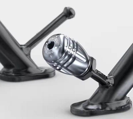 

Motorcycle anti-kick extension side frame auxiliary block enlarge the foot and kick the side column
