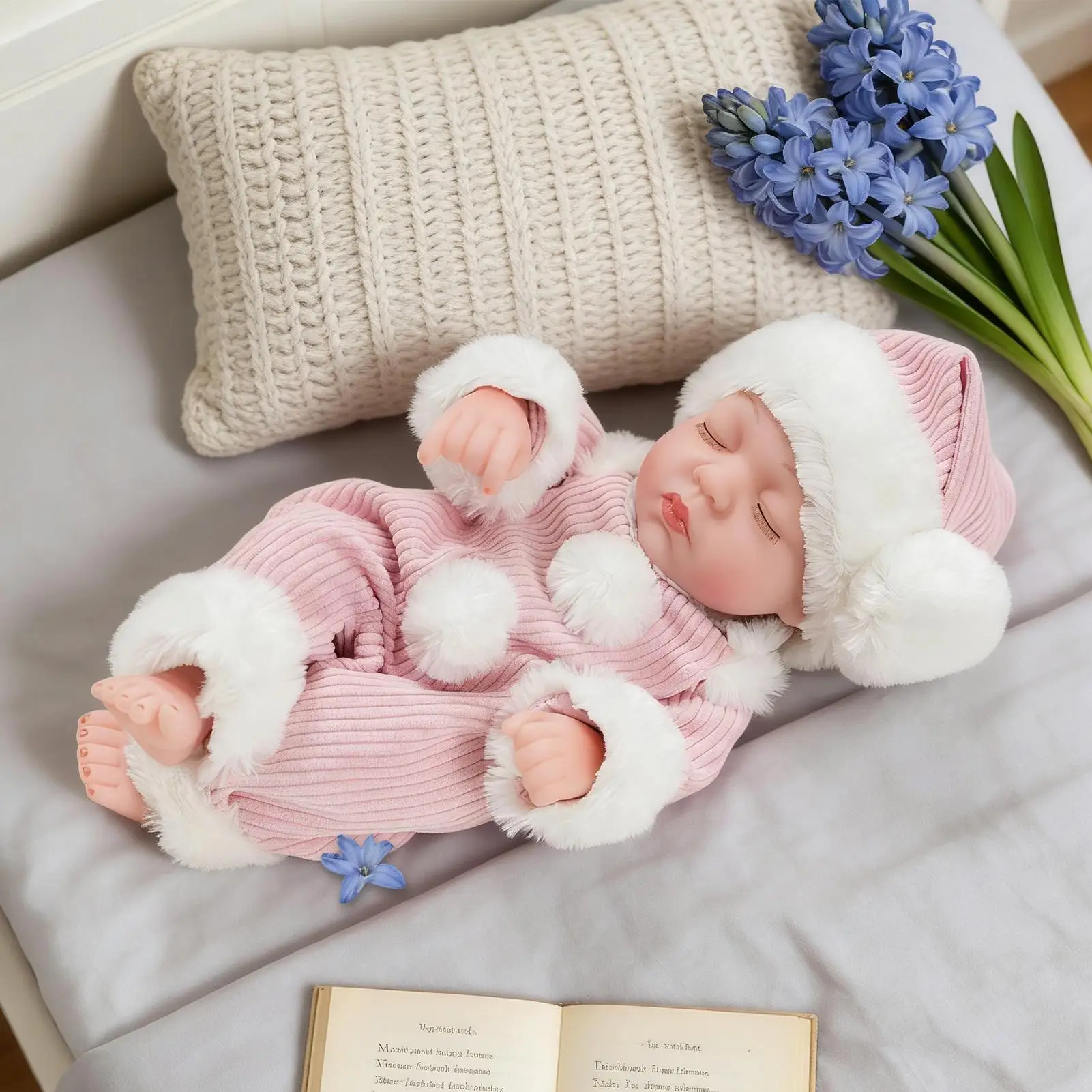 

Simulation Doll 11.8 Inch Realistic Comfort Toy Realistic Doll Toy For Boys Girls Collectors Home Apartment Bedroom Children's