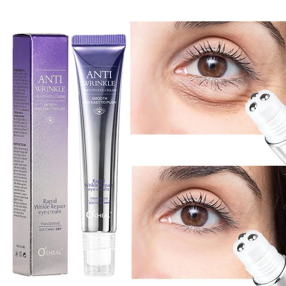 Roller นวดครีมบํารุงรอบดวงตาต่อต้านริ้วรอย Eye กระเป๋า Anti Dark Circle Moisturizing Eye Contour เกาหลี Skin Care เครื่องสําอาง