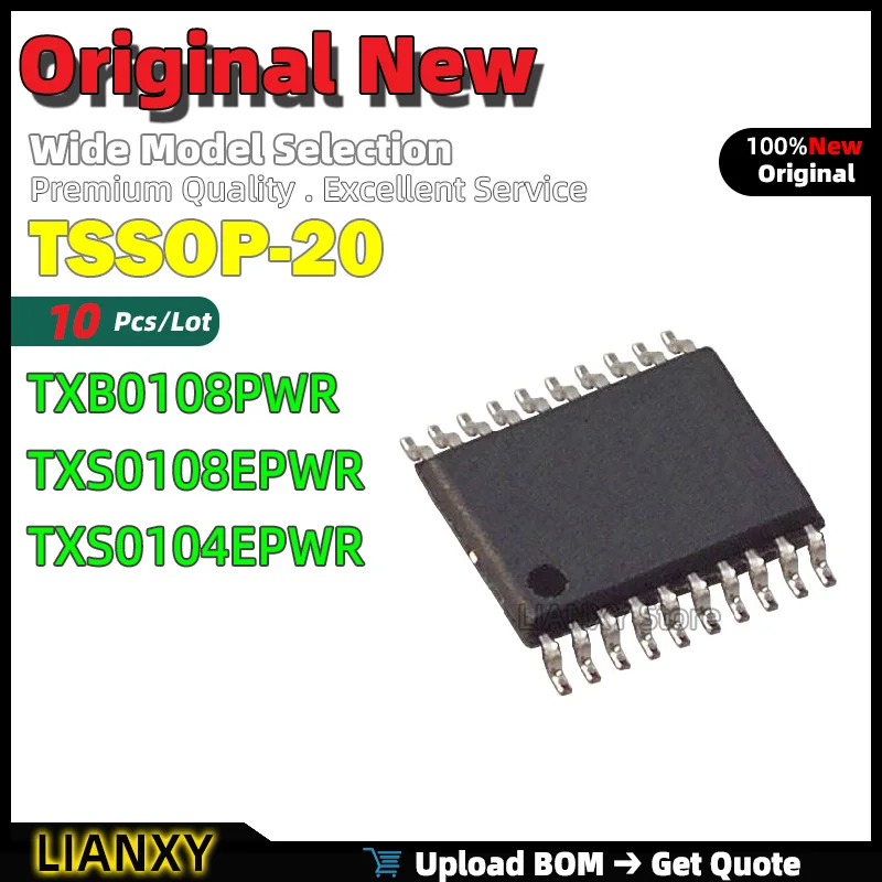 

10 шт. TSSOP-20 TXB0108PWR TXS0108EPWR TXS0104EPWR преобразователь уровня новый оригинальный