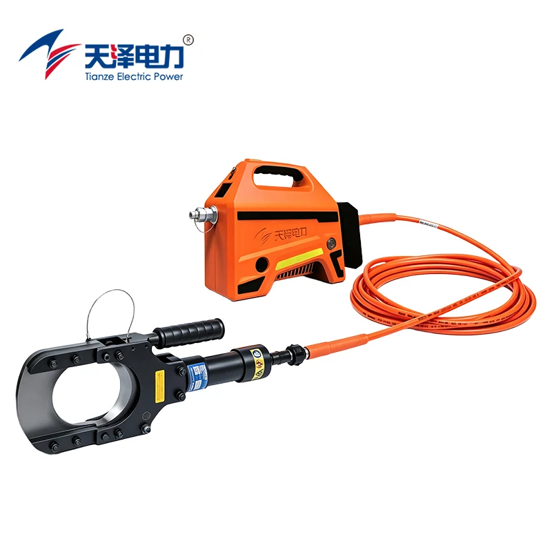 BCP-120R36-KV Remote Battery Safety Hydraulic Cable Cutter Insulated Safety Cutting System Electric Pump Utility Cutting Tool