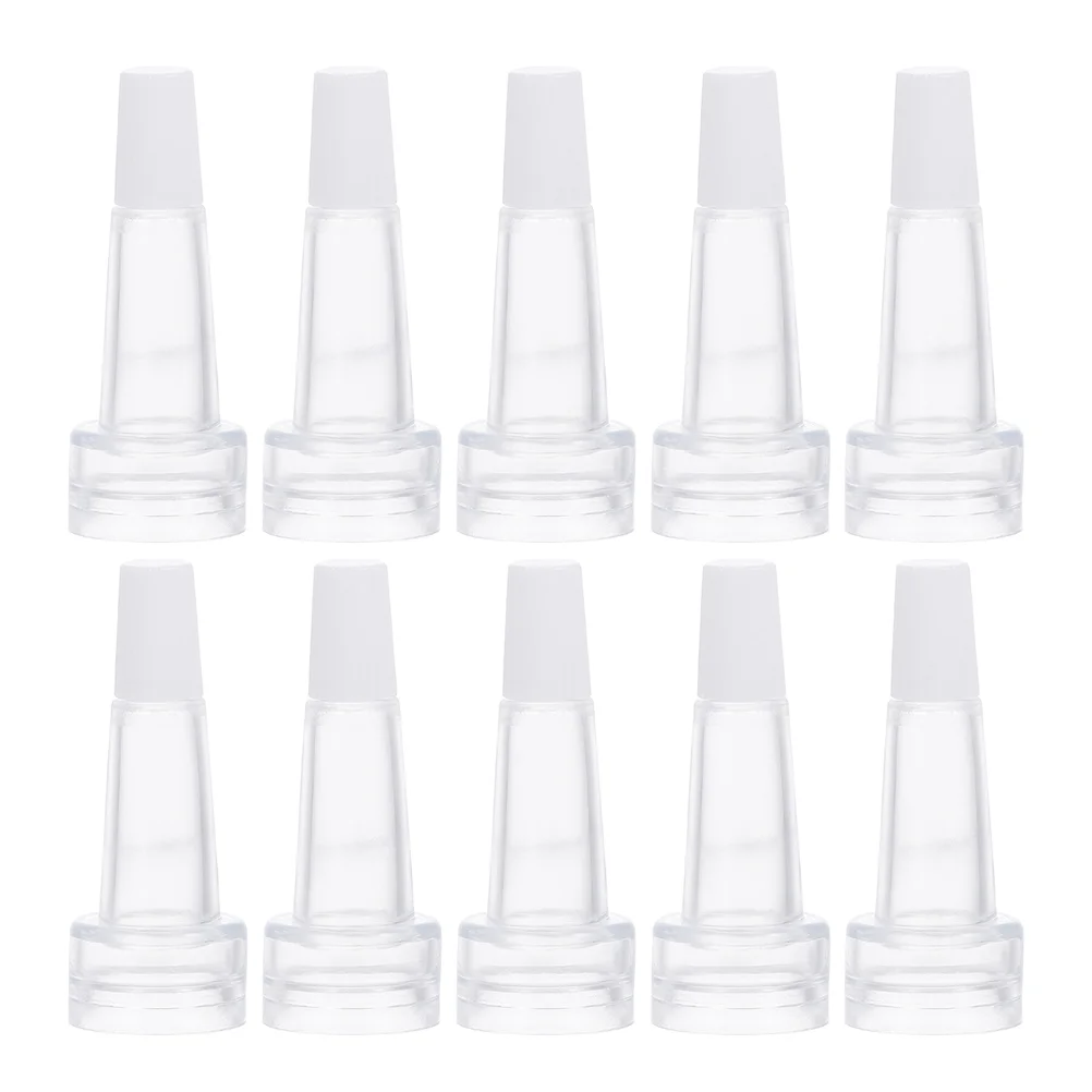 50 ชิ้น Vial ทรัมเป็ตหัวตัวอย่างหมวกขวดใสหมวกปิดผนึก