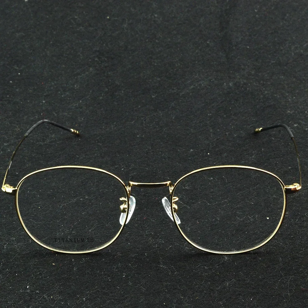 

Золотые, титановые, антисиние, ультралегкие очки для чтения, мужские овальные очки в полной оправе с черными дужками, женские очки для чтения от +0,75 до +4