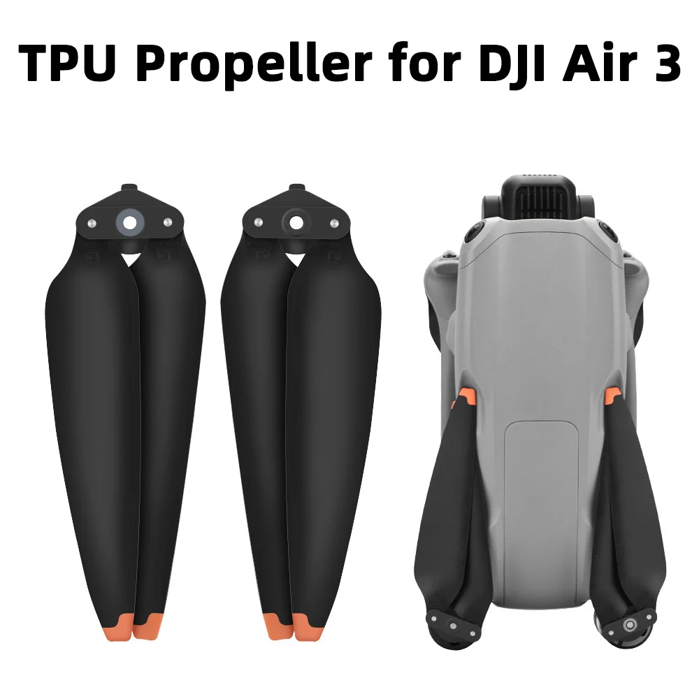 TPU Propellers 8747F Low Noise Blade Quick-release Drone Wings CW/CCW Propeller For DJI Air 3/Air 3S Accessories