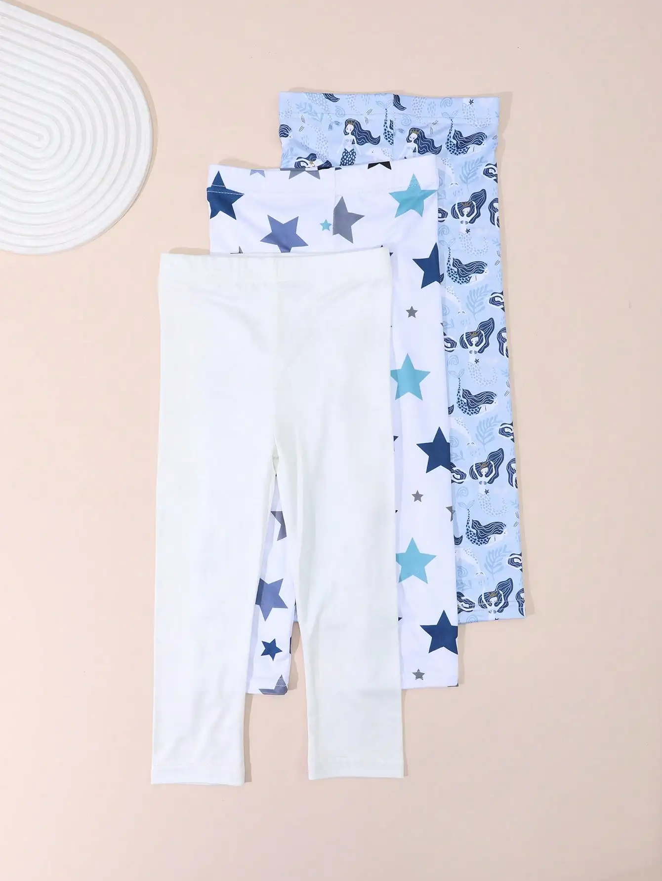3er-Pack Mädchen-Leggings mit Cartoon-Motiv, dehnbar, atmungsaktiv, für alle Jahreszeiten, lässige Hosen, ideal als Unterhose oder als Freizeitkleidung, passend für Kinder von 2 bis 12 Jahren. – Detail 7