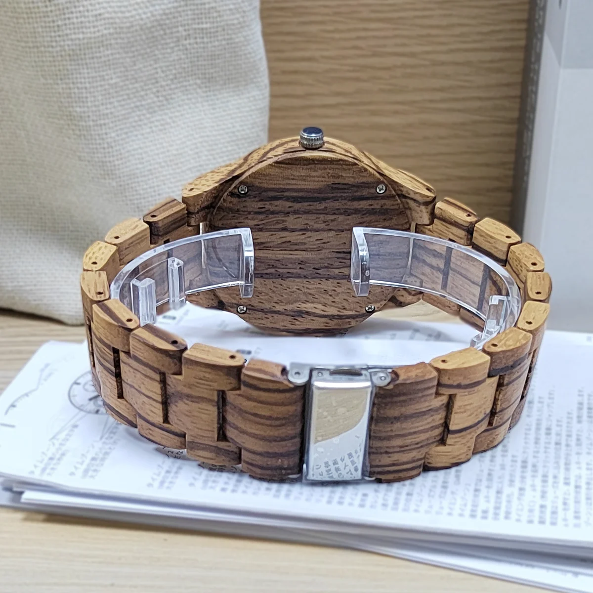 Men's Wooden Wrist Watches Viking Symbol Element Clock Personalized Anniversary Gift for Husband Man Wood Quartz Wristwatches