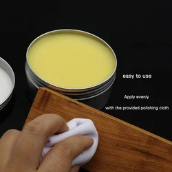 20g Natural wood wax oil polishing waterproof moth-proof environmental protection solid beeswax DIY wood craft maintenance oil