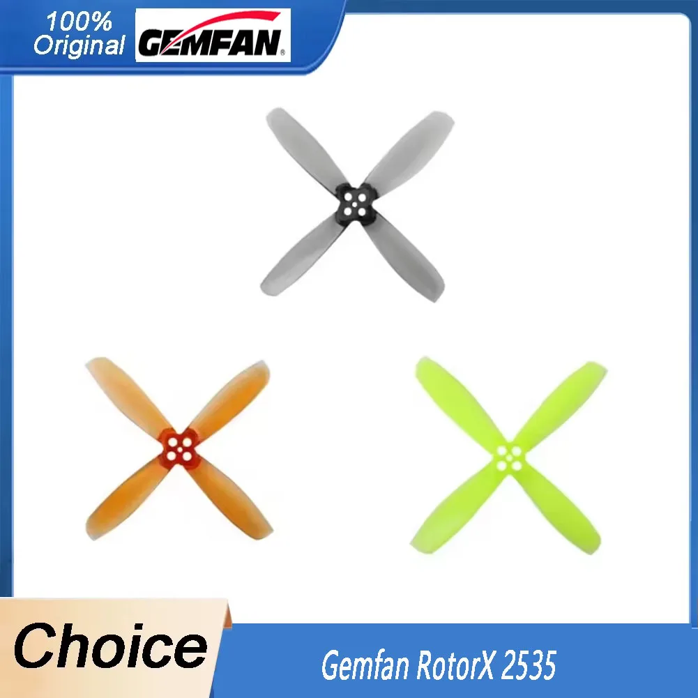4Pairs Gemfan RotorX 2535 2.5 Inch 2-Blade to 4-Blade Propeller CW CCW For RC Drone FPV Racing DIY Accessories Replacment Parts