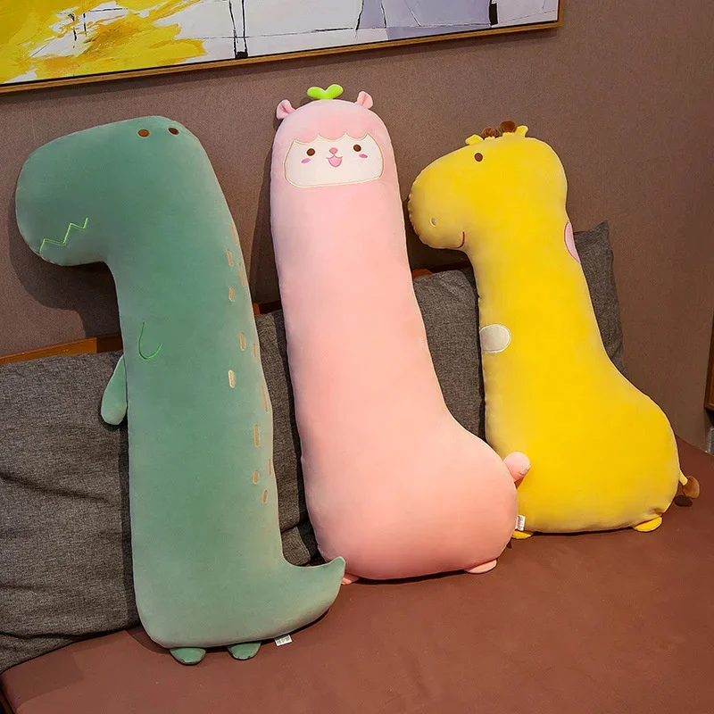 

Lovely Cartoon Animal Side Sleep Body Pillow Soft Cozy Throw Pillow Girlfriend Schoolmate Gift Long Pillow Cute Birthday Gift