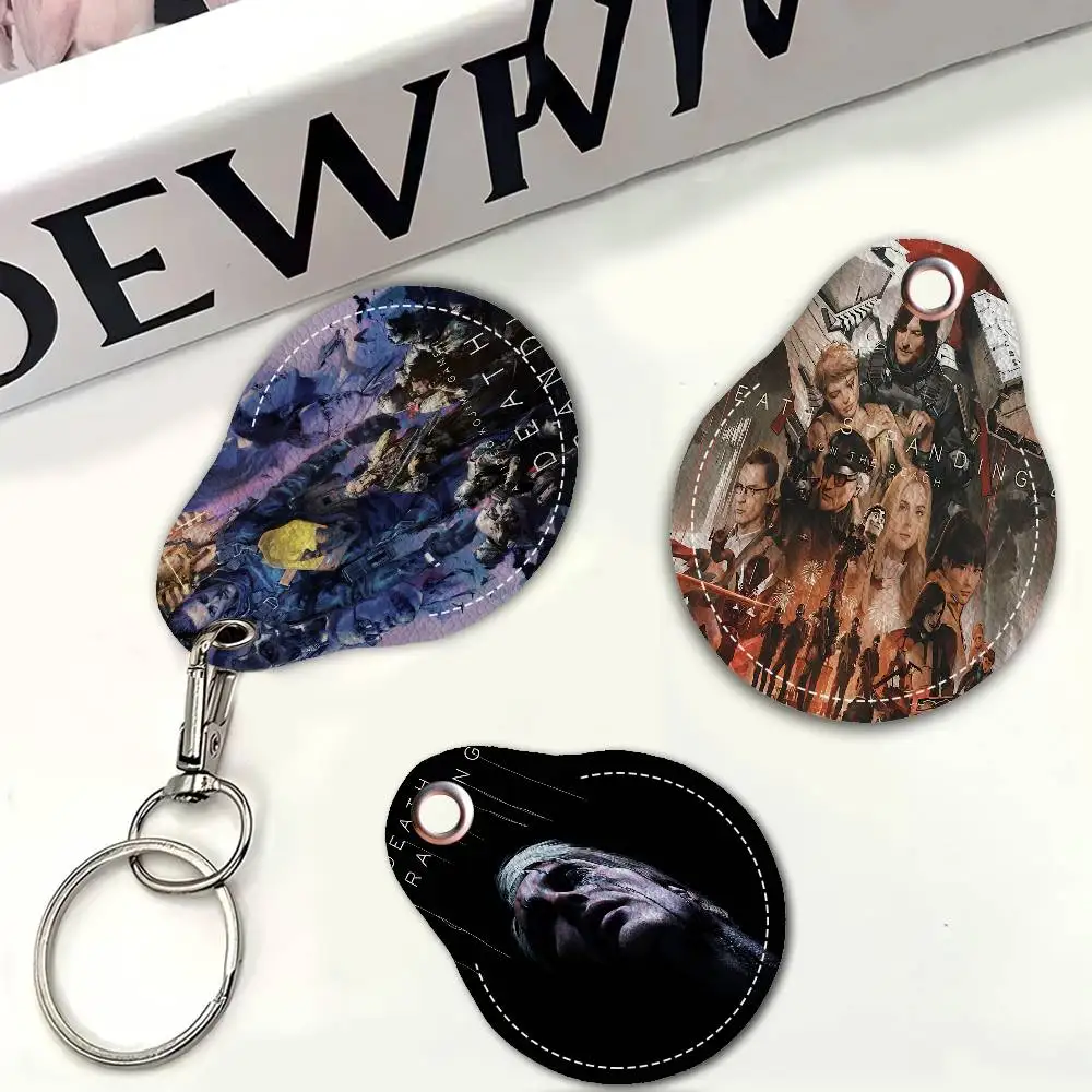 Video Game Death Stranding Waterdrop Aped N Acc Control Card Holder For Vehicles Public Transport Keychain Protective Cover