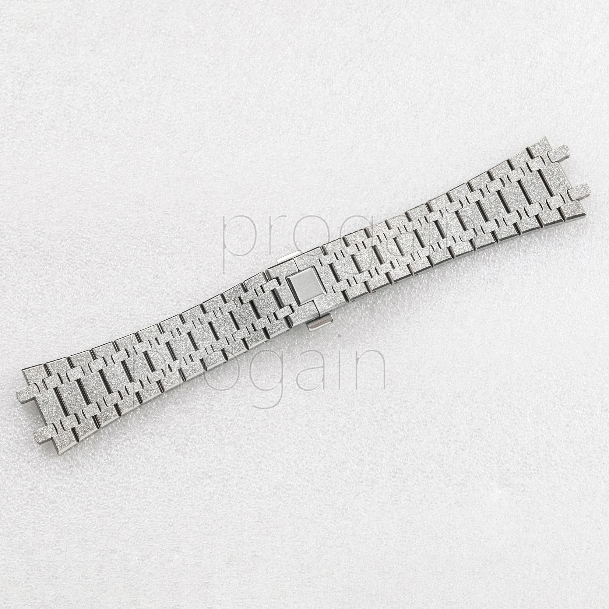 Watch Parts PVD Rose Gold/Gold/ Black/ Silver Bracelet Strap 26mm 316L Stainless Steel Folding Buckle Watchband Accessories