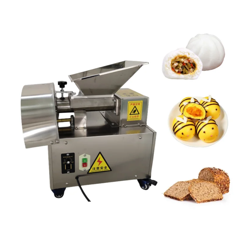 110V 220V chleb pizza chiński chleb na parze dzielnik ciasta 1-200g elektryczna maszyna do cięcia ciasta ze stali nierdzewnej wytłaczarka do ciasta