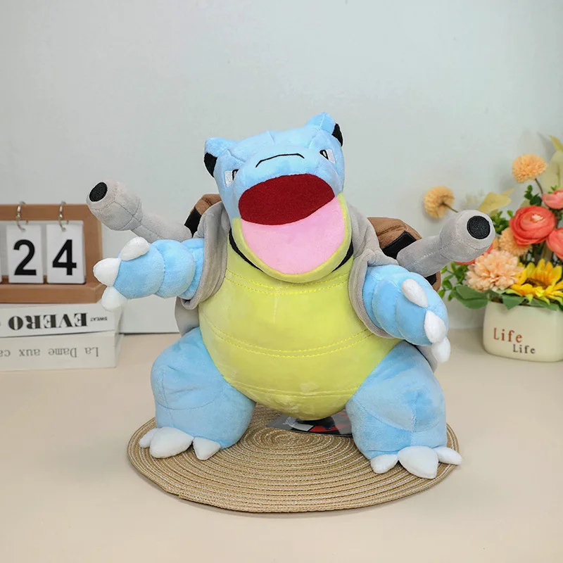 

Pokemon Blastoise Plush Stuffed Animals Hobby Collectibles Toys Children Pikachu Peluche Squirtle Bulbasaur Charmander Doll