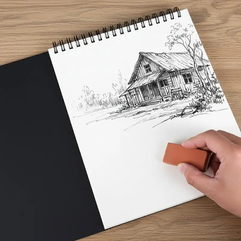 Spiral Bound Sketch Book 30 Sheets 8K 16K A4 A5 A6 Acid-Free Thick Drawing Paper Artists Students Art Painting Watercolor Pad
