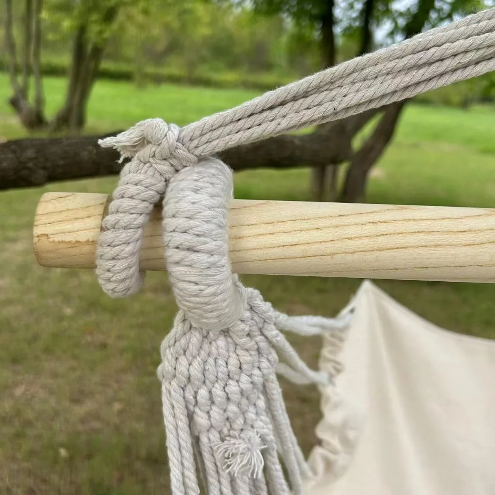 Hamac confortable en toile pour adultes et enfants, 130x100cm, siège de balançoire pour jardin, camping, maison, loisirs