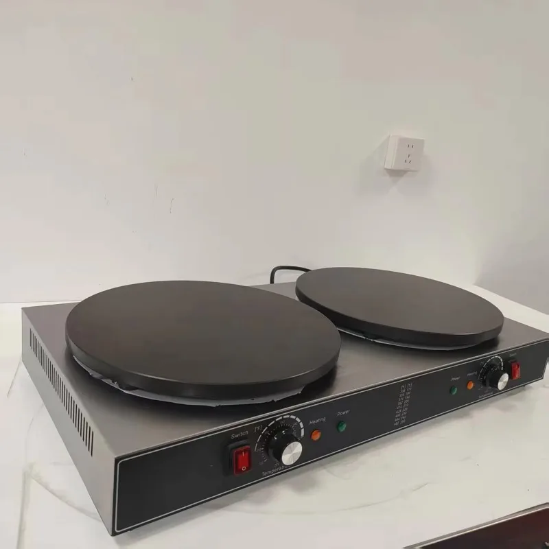 220V Automatic Stainless Steel Crepe Maker for Restaurant Table Top Double Sided Mini Chapati Tortilla Maker