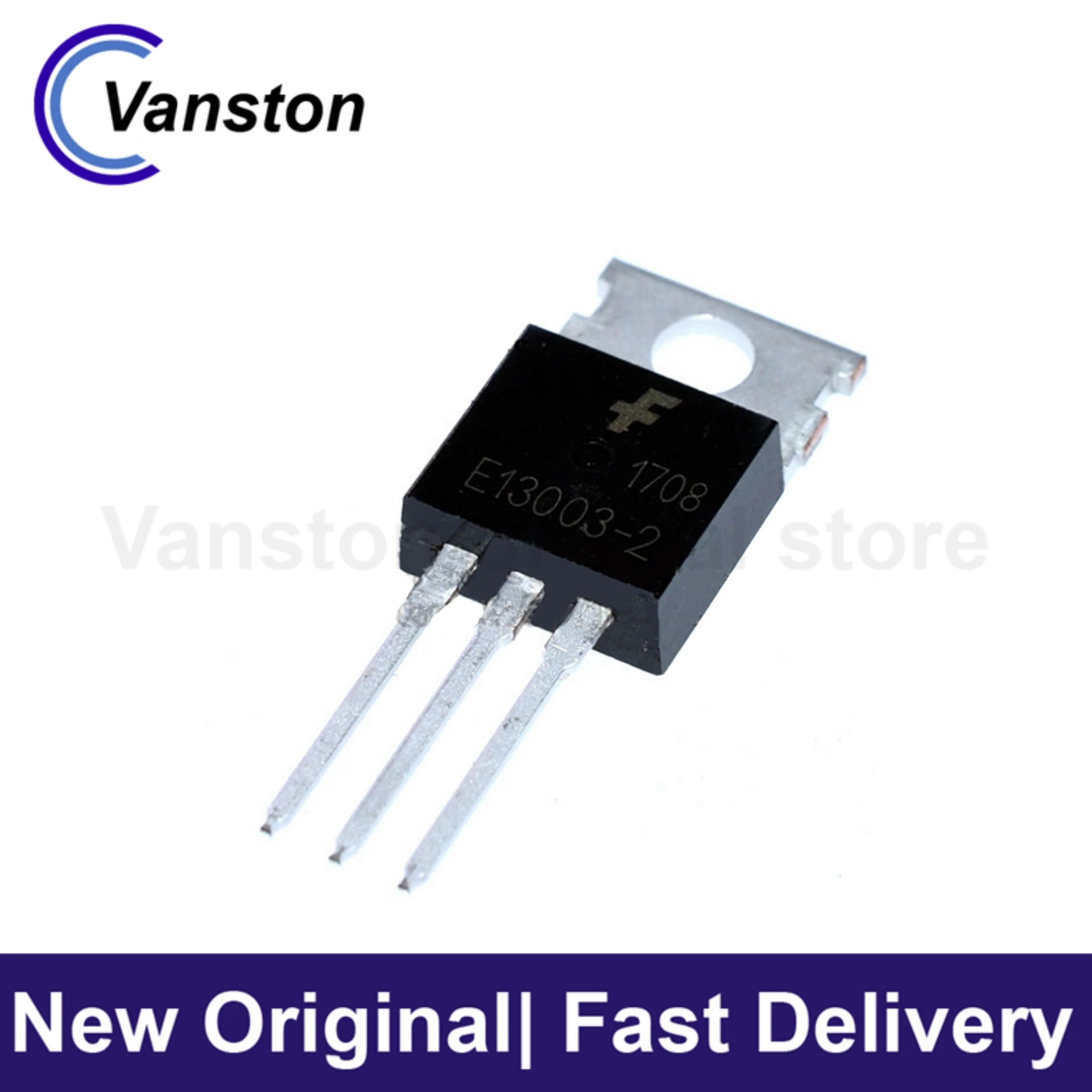 10pcs MJE13003-2 Inline TO-220 E13003-2 Motherboard power supply transistor NPN power switch Original Brand New