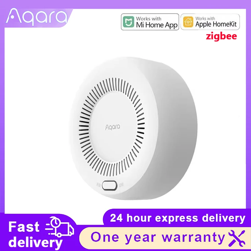 Zigbee Aqara Smart Gas Leak Alarm High Sensitivity Gas Detector Linkage Solenoid Valve For Kitchen Home Security