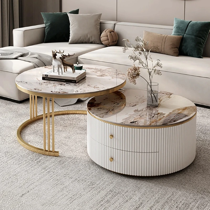 

Simple Design Coffee Tables Modern Aesthetic Minimalist Unique Coffee Tables Glam Round Stolik Kawowy Living Room Furniture