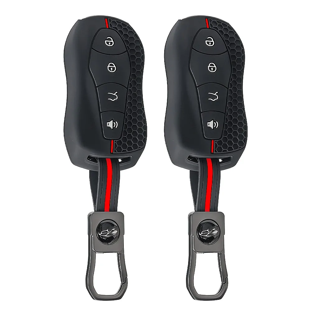 Silicone Car Fob Key Cover Case Protector for Geely Boyue PRO Azkarra FY11 Atlas Pro New Emgrand GS X6 SUV EC7 Keychain