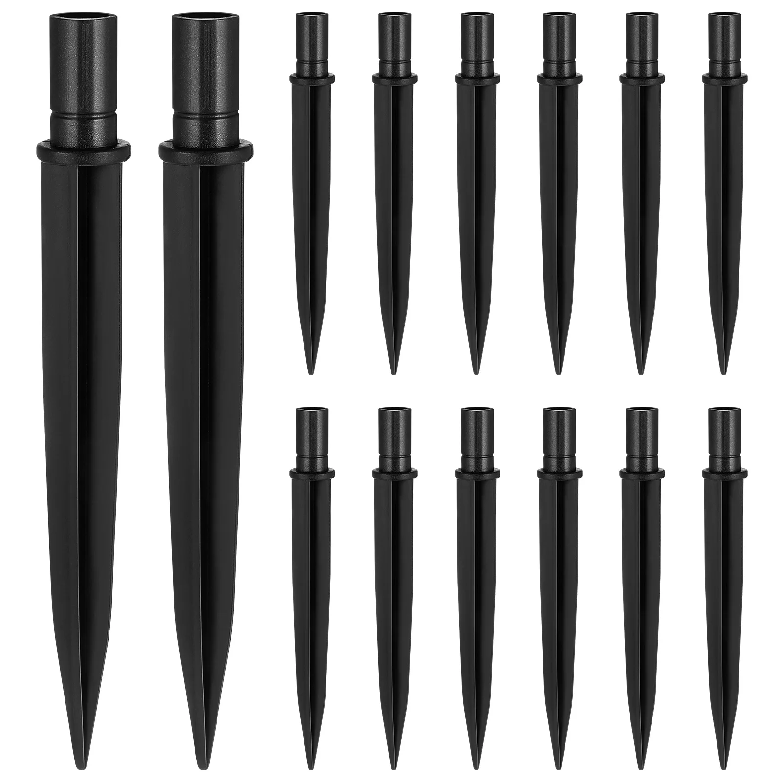 

20Pcs Ground Stakes Plastic Insert Landscape Lighting Accessories Lawn Lamp Spikes for Garden Decoration Outdoor Party