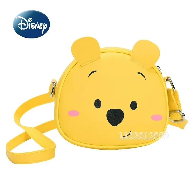 Disney Winnie The Pooh New Women\'s One Shoulder Crossbody Bag Luxury Brand Fashion Women\'s Bag 3D Cartoon Cute Girls\' Bag