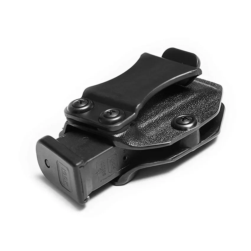 Glock 43 17 19 Kydex Holster Inside The Waistband IWB Magazine Carrier Mag Holder Concealed Carry 9mm6 Round Clip CCW Pouch