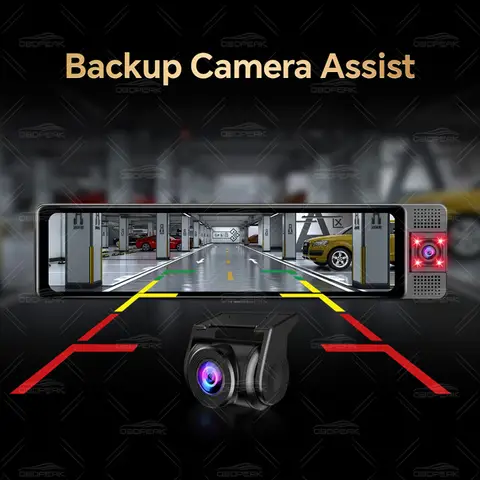 Amerikanskt lager 3-kanals bil-DVR UHD 4K 3-linser inuti fordon backkamera 5G WiFi APP DVR-inspelare bilvideoregistrator WDR 10 best sales HD-bil-DVR - №10