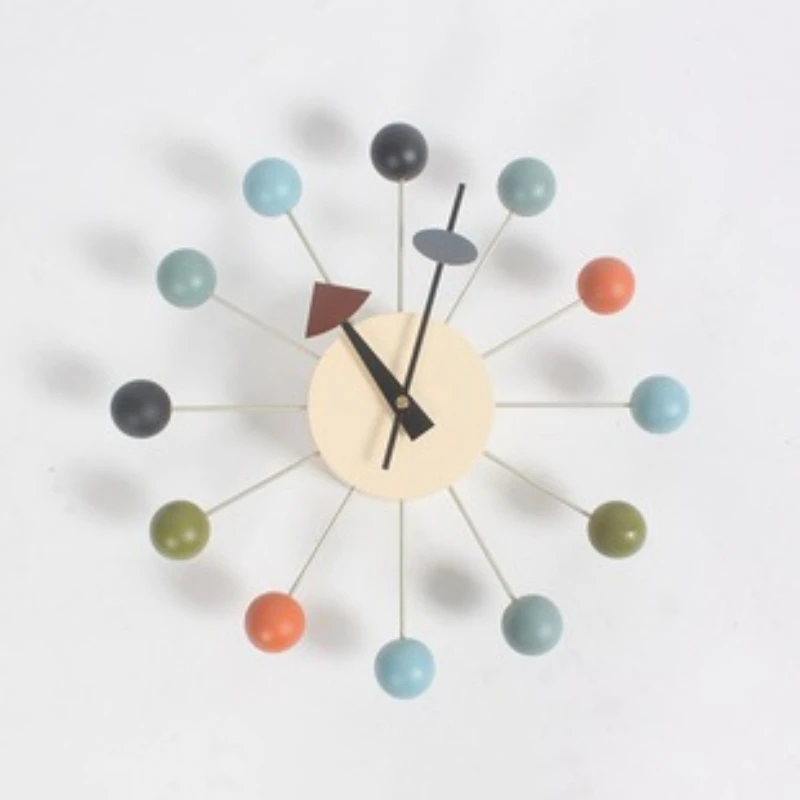 Sophisticated Wall Clocks Background Simple Colorful Wall Clocks Balls Candies Entry Lux Home Decor Orologi Da Parete ZY40BGZ