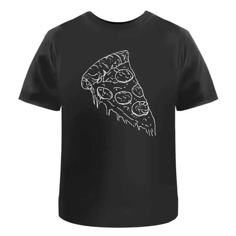 Slice Of Pizza' Cotton T Shirt Ta009451