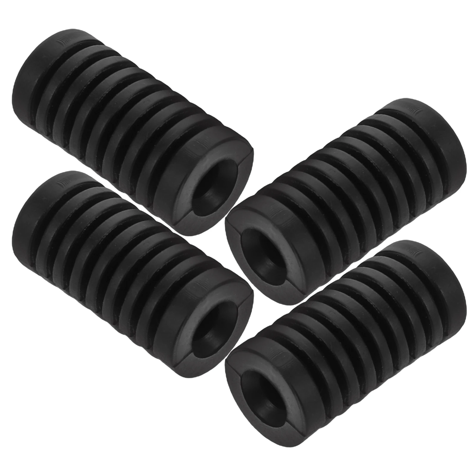 

4pcs Motorcycle Gear Shift Rubber Pads Protector Compatible Models Black Motorcycle Accessory Sleeve Car