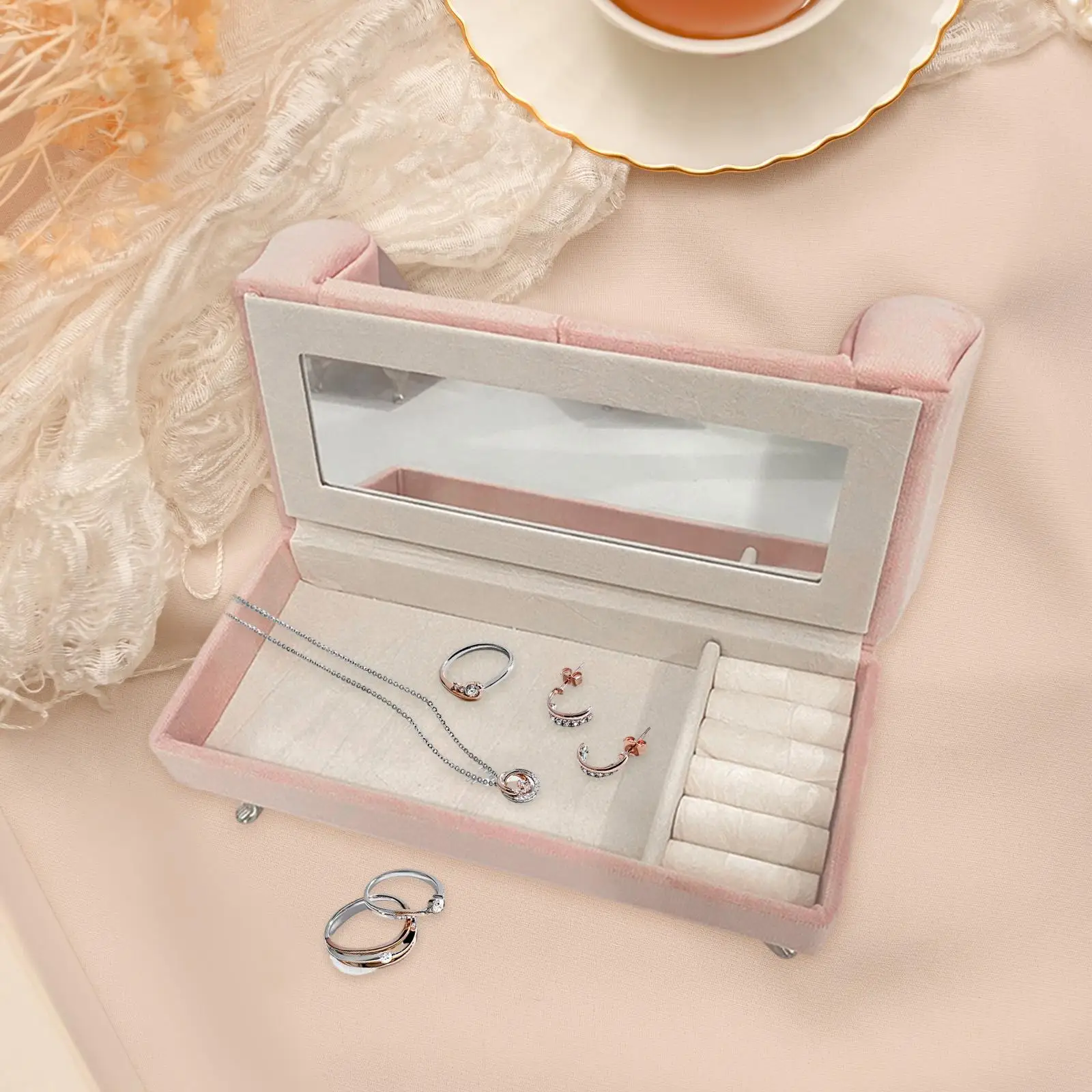 1:6 Schaal Mini Meubilair Bank Cadeau Miniatuur Meubilair voor 12in Doll Accs