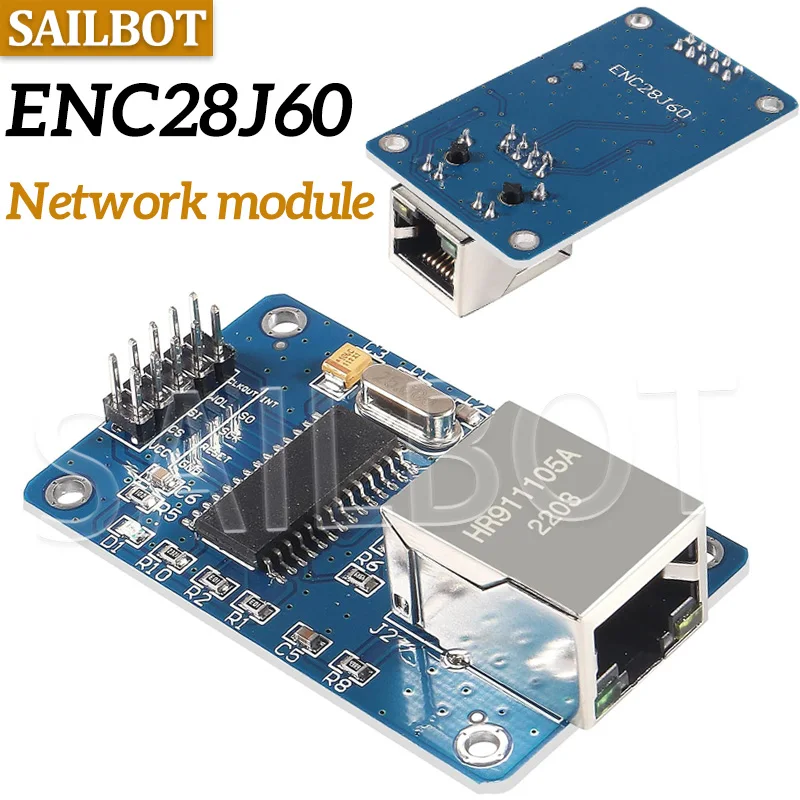 ENC28J60 Ethernet LAN Network Module SPI Port For Arduino 51LPC AVR ARM PIC