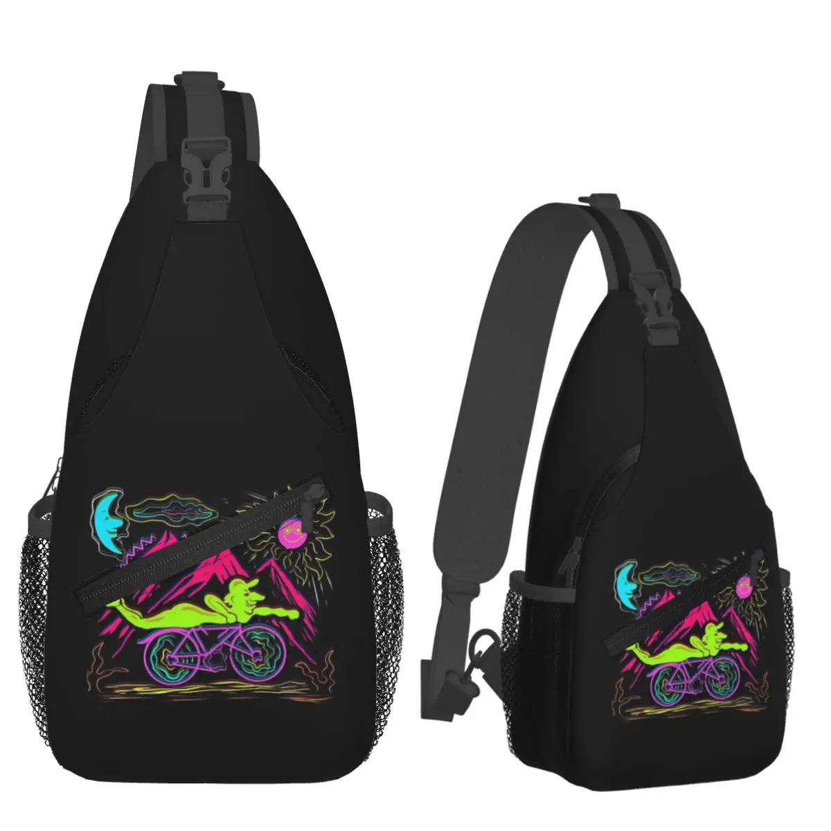 

День велосипеда 1943, LSD Acid Hofmann Trip, Hallucinogen, нагрудная сумка, мужской рюкзак через плечо, нагрудная сумка, дорожный рюкзак, сумка на плечо