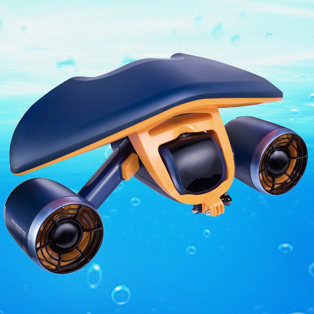 New Sub Blue Deep Blue And White Shark Mix Snorkeling Equipment Underwater Booster Booster Aircraft