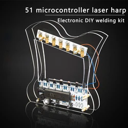 51 Microcontroller Laser Electronic Harp DIY Kit Interesting Technology Small Production