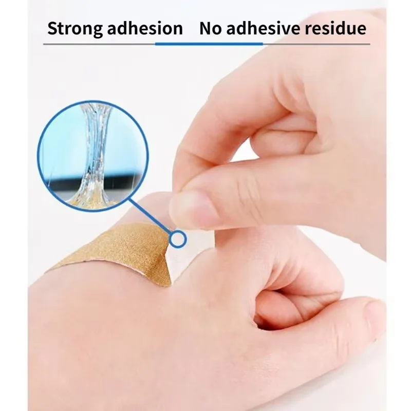 100Pcs Bandaids Stretchy Bandaids Medical Disposable Non-Woven Breathable Anti-Abrasive Foot Waterproof Cute